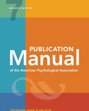 Manual de publicación 7.ª edición de la Asociación Americana de Psicología